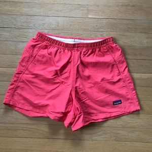 Patagonia baggies! Size small. Coral